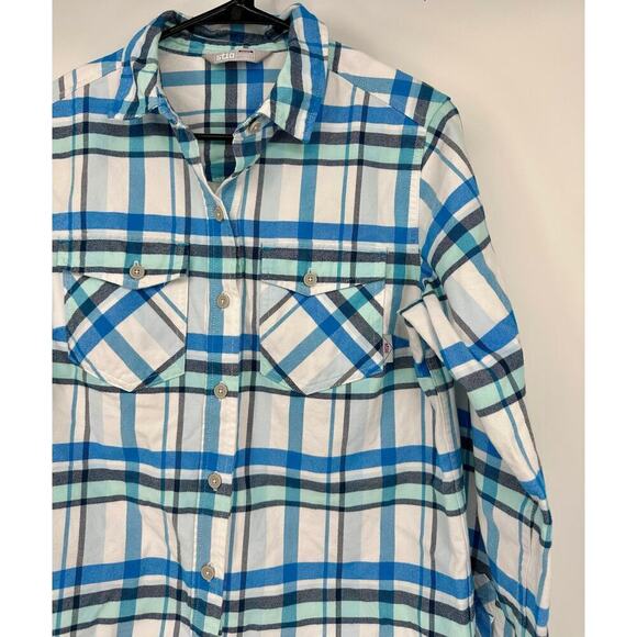 STIO women’s Willow Flannel Shirt Size M Morning Frost - Picture 2 of 6